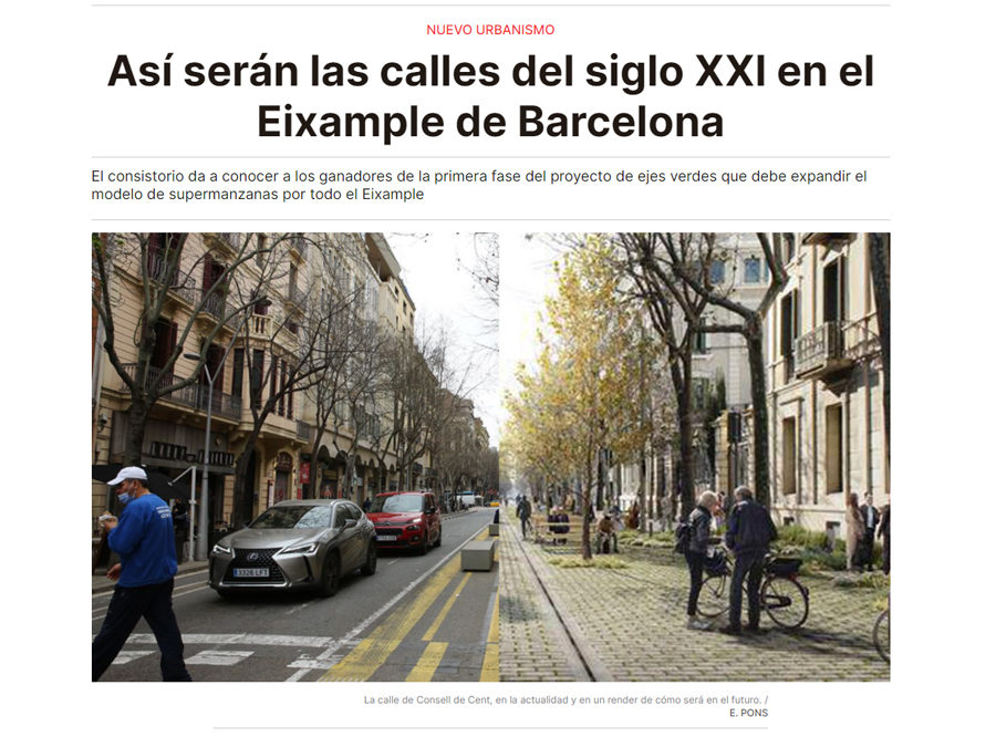 This is how the streets of the 21st century will be in the Eixample of Barcelona – El Periódico (2)