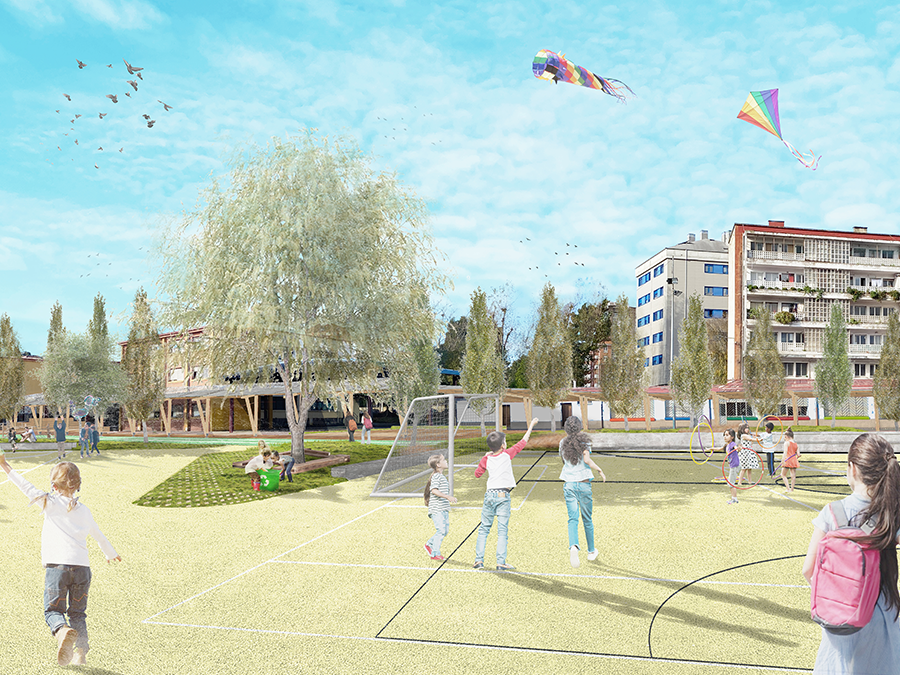 Asturias Schoolyard