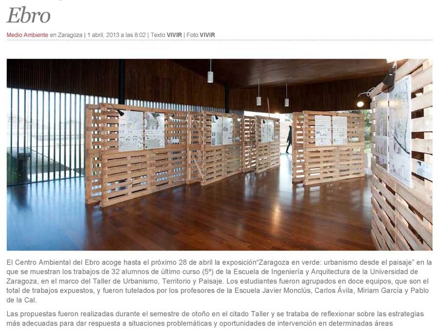 Zaragoza en verde (ENG)